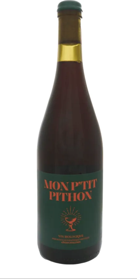Bouteille de Mon P'tit Pithon 2024, Domaine Olivier Pithon, Côtes Catalanes