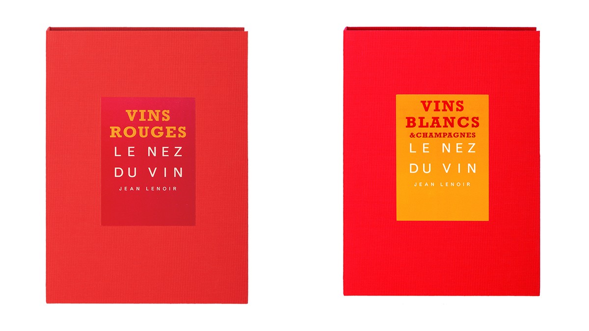 Les coffrets Le Nez du Vin vins rouges 12 arômes et vins blancs et champagnes 12 arômes