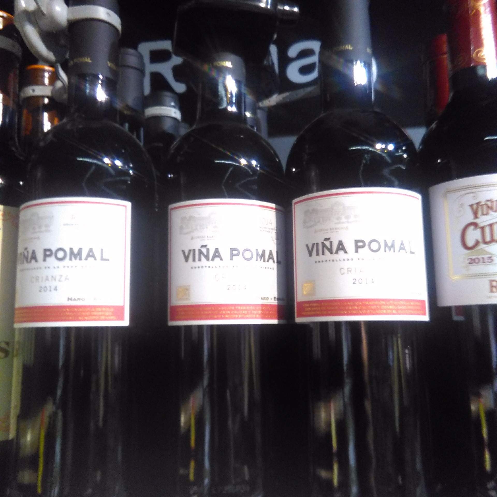 Bouteilles de Viña Pomal Crianza, vin de la Rioja