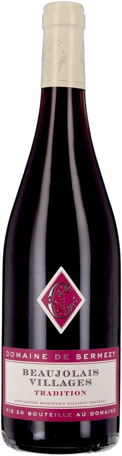 Bouteille de Beaujolais-Villages Tradition du Domaine de Sermezy